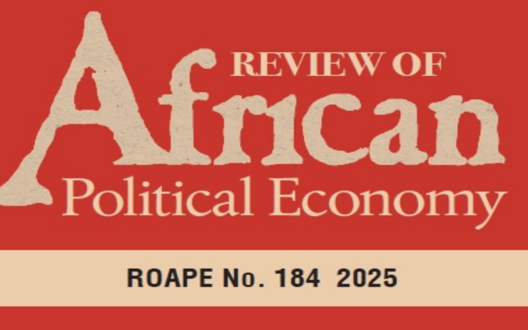 Review of African Political Economy (Vol. 52, N°184) – Articulos sobre recursos naturales en el Sahara Occidental